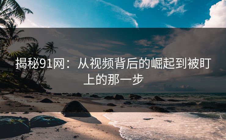 揭秘91网：从视频背后的崛起到被盯上的那一步